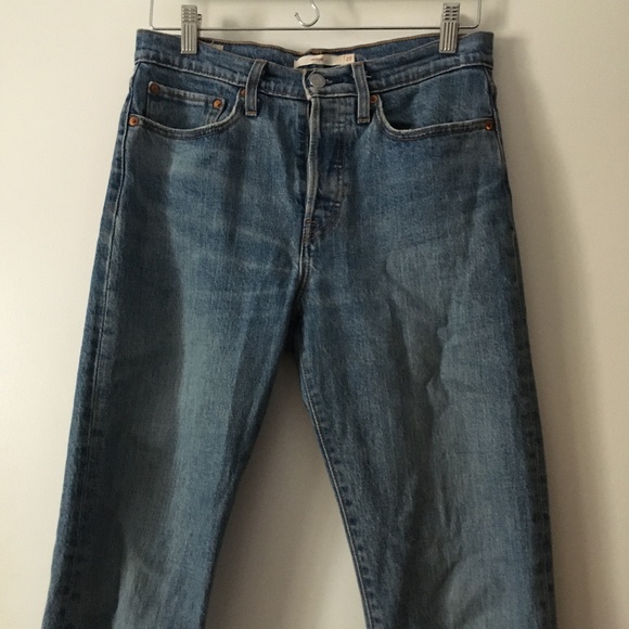 LEVIS Wedgie Icon Fit These Dreams Blue Jean 27 - Picture 3 of 11